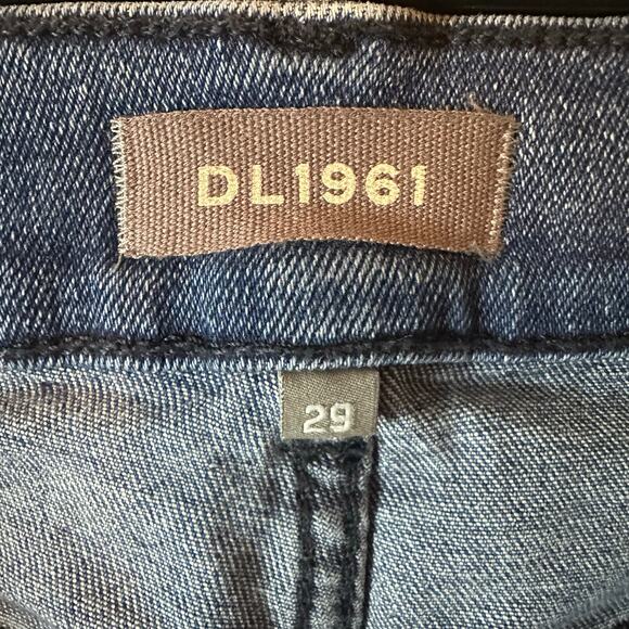 DL1961 Mara Straight  Mid Rise Instasculpt Ankle Jeans in Blue Bird Size 29 - Picture 4 of 6